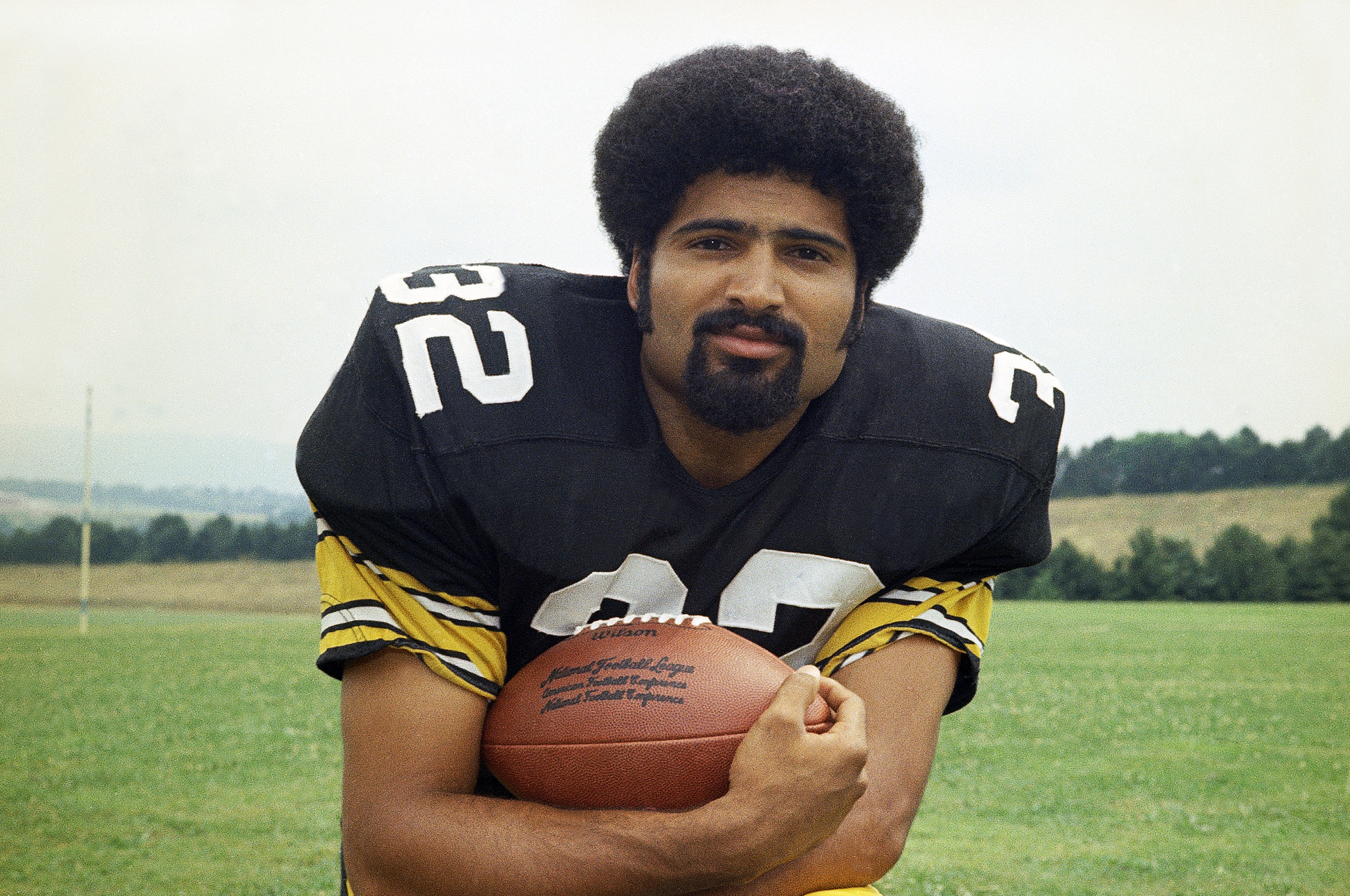 Franco Harris is a former NFL running back who is best known for his time with the Pittsburgh Steelers, where he played from 1972 to 1983.