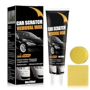 Upgrade Car Scratch Repair Paste,2024 New Car Paint Scratch Repair Remover,Professional Scratch Repair Paste Polishing Wax,Car Scratch Repair Kit with Wipe & Sponge for Car Various Surfaces (1PC)