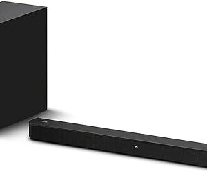 Sony HT-S400 2.1ch Soundbar with Powerful Wireless subwoofer, S-Force PRO Front Surround Sound, and Dolby Digital, Black