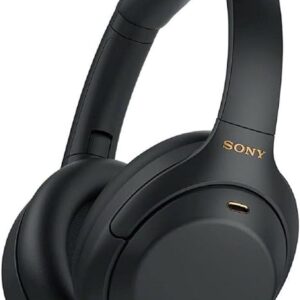 Sony WH-1000XM4 Wireless Premium Noise Canceling Overhead Headphones with Mic for Phone-Call and Alexa Voice Control, Black WH1000XM4