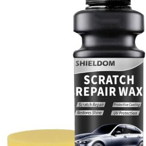 Car Scratch Remover Vehicles Scratches Repair Wax Auto Paint Surface Swirl Restorer Eraser Scuffs Polish Set of | 1x Sponge | 1x Towel | - 5 oz / 150 ML