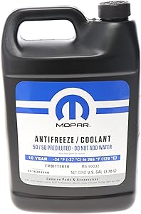 Mopar 10 Year/150,000 Mile Coolant 50/50 Premixed