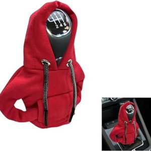 Car Shift Knob Hoodie, Fashionable Gear Shift Knob Cover, Auto Interior Cute Gadgets,Universal Car Decor Accessories