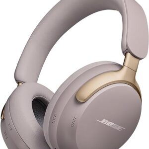 NEW Bose QuietComfort Ultra Wireless Noise Cancelling Headphones with Spatial Audio, Over-the-Ear Headphones with Mic, Up to 24 Hours of Battery Life, Sandstone - Limited Edition