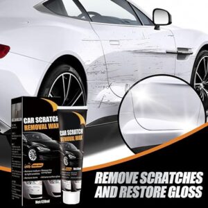 Car Scratch Repair Paste,Car Scratch Remover,2024 Car Scratch Repair Paste Polishing Wax,Premium Scratch Remover Kit with Wipe & Sponge for Vehicles for Deep Scratches (1Pcs)