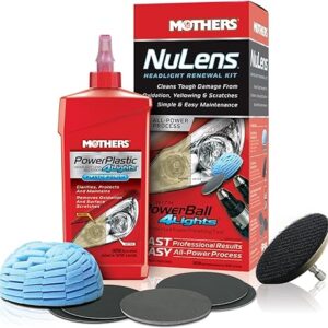 Mothers 07251 NuLens Headlight Renewal Kit, 8 fl. oz.