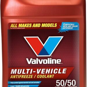 Valvoline Multi-Vehicle 50/50 Prediluted Ready-to-Use Antifreeze/Coolant 1 GA, Light Yellow/Green.