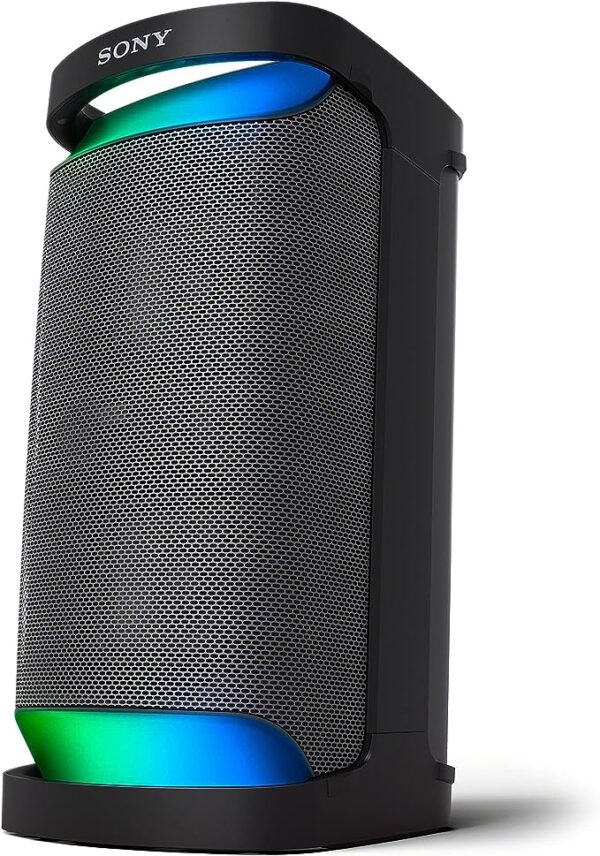 Sony SRS-XP500 X-Series Wireless Portable-BLUETOOTH-Karaoke Party-Speaker IPX4 Splash-resistant with 20 Hour-Battery,Black