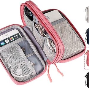 Electronic Organizer Travel USB Cable Accessories Bag/Case,Waterproof for Power Bank,Charging Cords,Chargers,Mouse ,Earphones Flash Drive