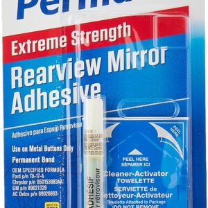 Permatex 81840 Extreme Rearview Mirror Profressional Strength Adhesive Kit , White